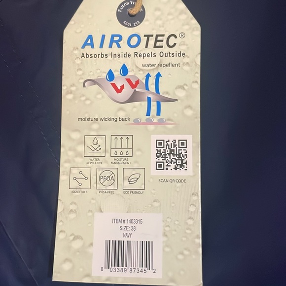 Tailor Vintage Men’s SZ 38 Luxe-performance Navy Blue 4 Pocket Shorts NWT - Picture 6 of 16